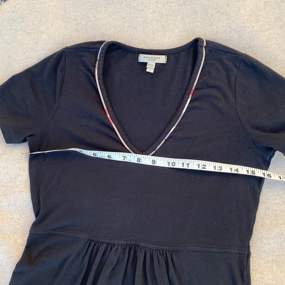 Burberry Black V-Neck Top - Picture 6 of 9